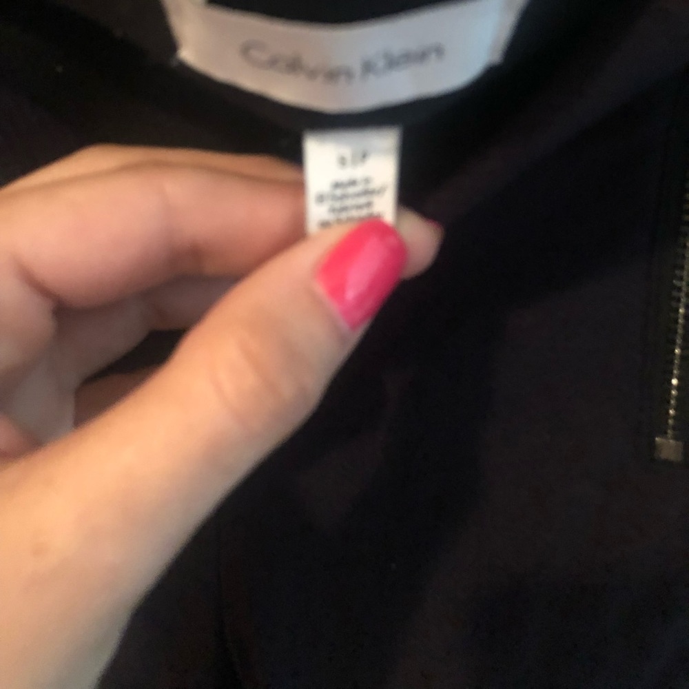 Juniors Calvin Klein navy blue stretch Capri
